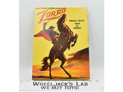 Pencil Craft by Numbers Walt Disney's Zorro Hassenfeld Bros Inc