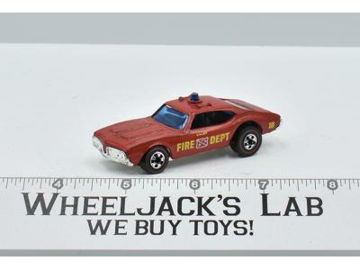 Fire Chief Oldsmobile 442 Hot Wheels Redline Vintage 1969 Hong Kong