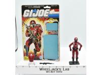 Crimson Guard 100% Complete With Card V1 GI Joe Figure 1985 Vintage Hasbro