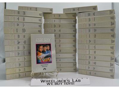 Star Trek Lot Of 39 VHS Tapes Collector's Edition 1992 Paramount Pictures