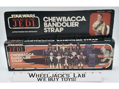 Chewbacca Bandolier Strap W Box ROTJ 1983 Star Wars Vintage Kenner Action Figure