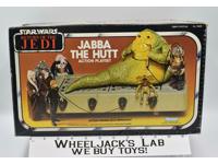 Jabba The Hutt Action Playset w Box Complete Star Wars ROTJ Kenner Vintage 1983