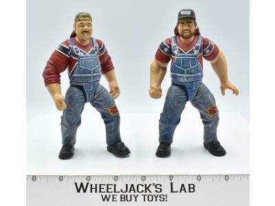 The Godwins Henry &amp; Phineas WWF Wrestling 1997 Jakks Pacific 6" Action Figure