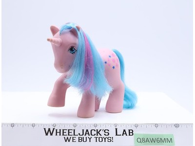 Buttons Unicorn Movie Star Pony UK Exclusive G1 My Little Pony Hasbro Vintage