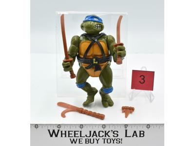 Leonardo #3 HARD HEAD 1988 TMNT Teenage Mutant Ninja Turtle Vintage Playmates