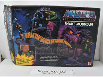 Snake Mountain W Box Complete 1983 MOTU Masters of the Universe He-Man Mattel