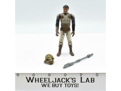Lando Calrissian Skiff Guard GREEN Helmet 100% Complete Star Wars 1983 Kenner