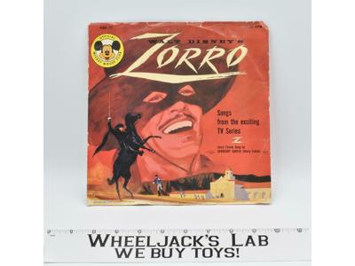 Official Big Mickey Mouse Club Records Walt Disney's Zorro Songs From TV Series