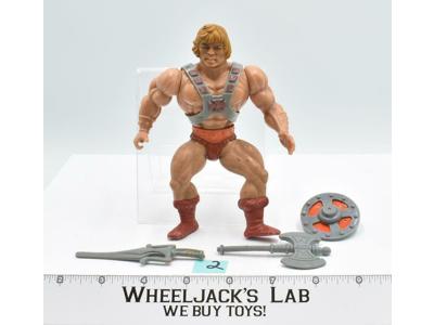He-Man #2 Complete Soft Head He-Man Masters of the Universe MOTU 1982 Mattel