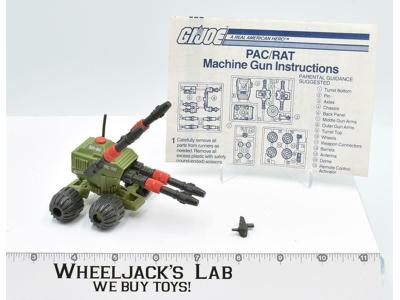 Pac/Rat Machine Gun 100% Complete 1983 GI Joe Hasbro Vintage Vehicle