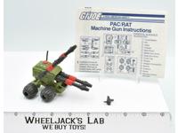 Pac/Rat Machine Gun 100% Complete 1983 GI Joe Hasbro Vintage Vehicle