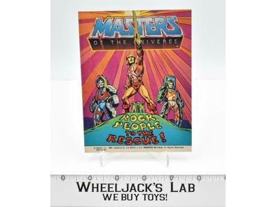 Rock People To The Rescue 1985 Mini Comic He-Man Masters of the Universe MOTU