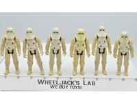 Lot of 6 Imperial Stormtroopers Hoth Star Wars 1977 Vintage Action Figure