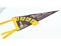 Souvenir Boot Hill Dodge City Kansas 18" 1961 Pennant Vintage