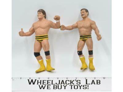 Killer Bees Brian Blair &amp; Jim Brunzell 1986 WWF LJN 8" Wrestling Action Figure