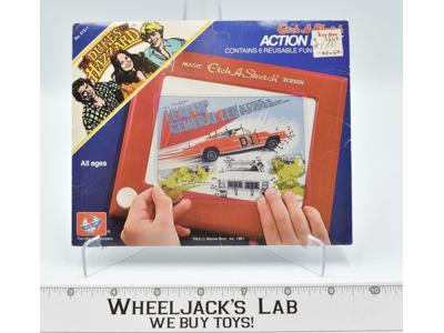 Magic Etch a Sketch Screen The Dukes of Hazzard 1981 6 Pack