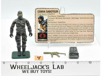 Firefly #4 V1 1984 GI Joe ARAH Vintage Hasbro Action Figure