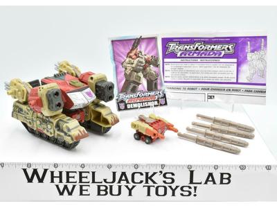 Demolisher Super-Con 100% Complete Armada 2002 Hasbro Transformers Figures
