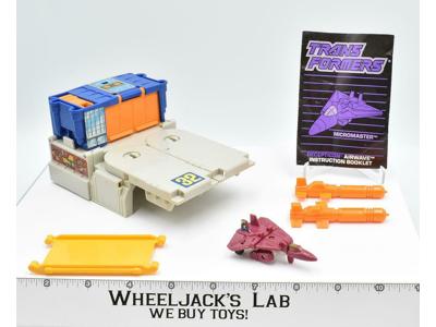 Micromaster Decepticon Airwave Base 100% Complete 1989 G1 Transformers Vintage