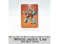 Slag Card 33 Variant Color 1985 G1 Transformers Action Trading Cards