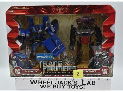 Blowpipe &amp; Sideways #2 Revenge Of The Fallen Transformers 2009 MISB