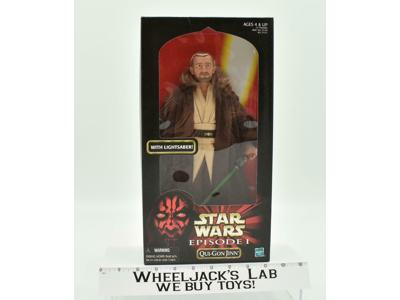 Qui-Gon Jinn Episode 1 Star Wars NEW MISB 1998 Hasbro Action Figure