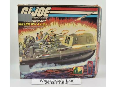 Hovercraft Killer W.H.A.L.E.Complete UNBROKEN W/ Box GI Joe 1984 Hasbro Whale