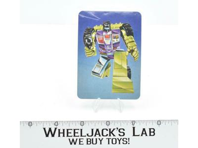 Scrapper Card 121 Variant Color Transformers Action Trading Cards 1985 G1