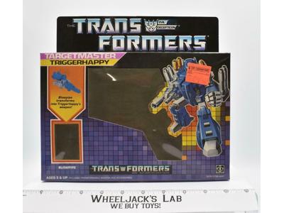 Triggerhappy Box Only 1987 Action Figure Vintage Hasbro G1 Transformers