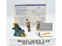 Dreadnok Air Skiff 100% Complete W/ Zanzibar GI Joe 1987 Hasbro Vintage