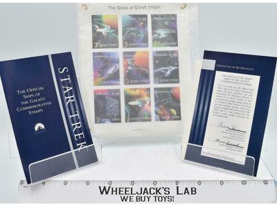 The Official Ships Of The Galaxy Commemorative Stamps Star Trek Franklin Mint