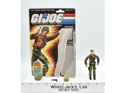 Hawk V2 100% Complete W/ Card 1986 GI Joe Hasbro Vintage Action Figure