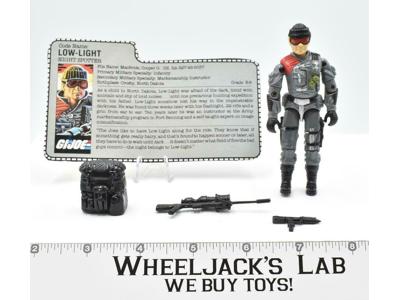 Low-Light 100% Complete GI Joe V1 ARAH Vintage Hasbro 1986 Action Figure