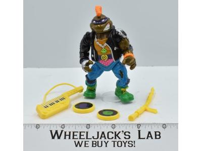 Punker Don 100% Complete Teenage Mutant Ninja Turtles 1991 Playmates Figure