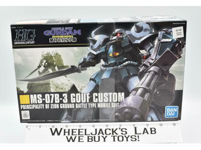MS-07B-3 Gouf Custom Zeon Ground Battle Type Mobile Suit Gundam Bandai 2010 MISB