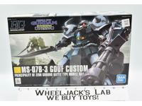MS-07B-3 Gouf Custom Zeon Ground Battle Type Mobile Suit Gundam Bandai 2010 MISB