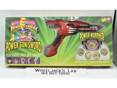 Power Gun/Sword Power Morpher WORKS MIB Mighty Morphin Power Rangers 1994 Bandai