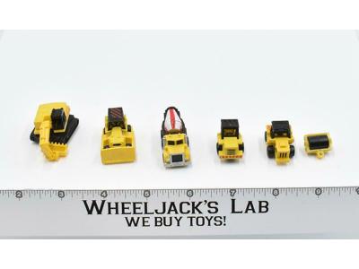 Lot of 5 Construction Vehicles 1988-89 Vintage Galoob Micro Machines