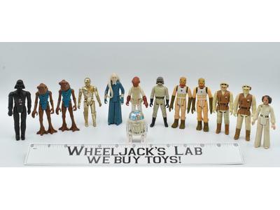 Lot of 13 Star Wars 1970's Kenner Vintage Action Figures