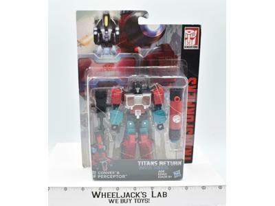 Convex &amp; Perceptor Deluxe Generations Titans Return Transformers Hasbro MOSC