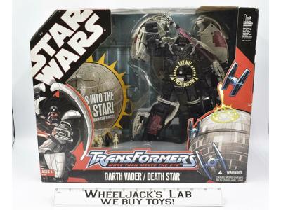 Darth Vader Death Star Star Wars Transformers More Than Meets The Eye Hasbro MIB