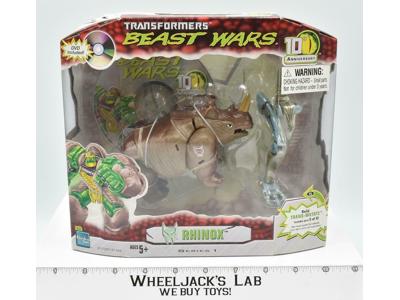 Rhinox Series 1 10th Anniversary Beast Wars Transformers Hasbro 2005 MISB