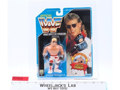Shawn Michaels CAS GRADED 80+ 80/90/90 WWF 15-Back 1994 Hasbro NEW SEALED