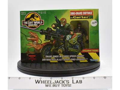 Dino-Snare Dirtbike W/Carter Jurassic Park The Lost World 1996 Kenner NEW MIB