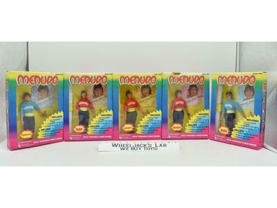 Menudo 8" Figures Set of 5 1983 Padosa Multi Toys Vintage Figures