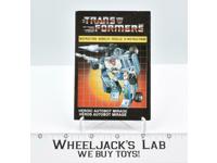 Mirage Instruction Manual Booklet CANADIAN 1984 Hasbro G1 Transformers Vintage
