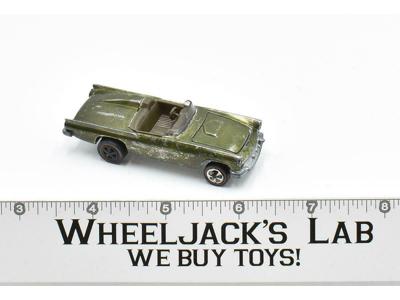 Classic 57 T-Bird Olive 1968 Redline Hot Wheels Mattel Vintage Redline RL