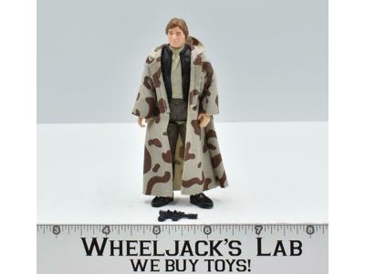 Han Solo Trench Coat 100% Complete Star Wars ROTJ 1983 Vintage Kenner NO REPRO