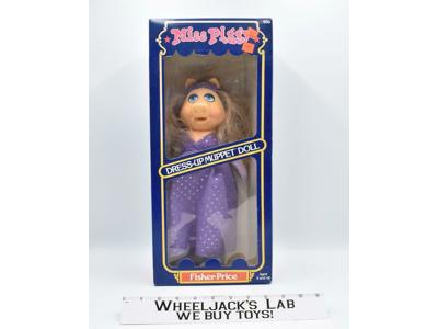 Miss Piggy 14" Dress-Up Muppet Doll The Muppets MISB 1981 Fisher Price Figure