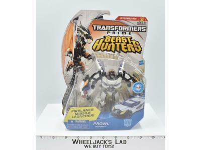 Prowl Deluxe Class Beast Hunters Prime Transformers Hasbro MOSC 2013